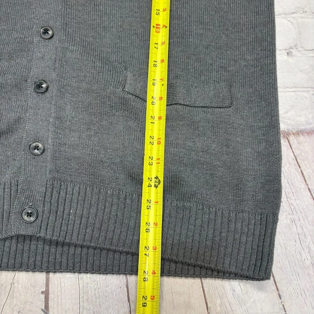 Tricots St Raphael Men Cardigan Sweater Size XL X-Large Gray FA23 D129 -14